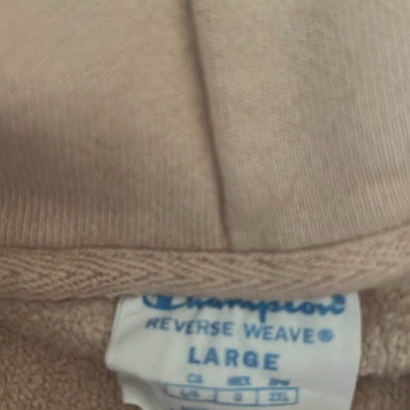 Champion Reverse Weave Crop Hoodie Large - Picture 3 of 3